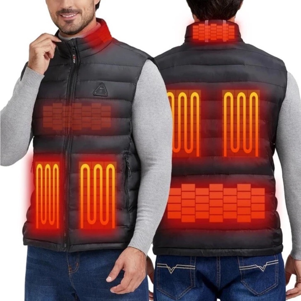 Icestop Heated Vest Men’s Rechargeable Batttery 20000mAh Size 2XL